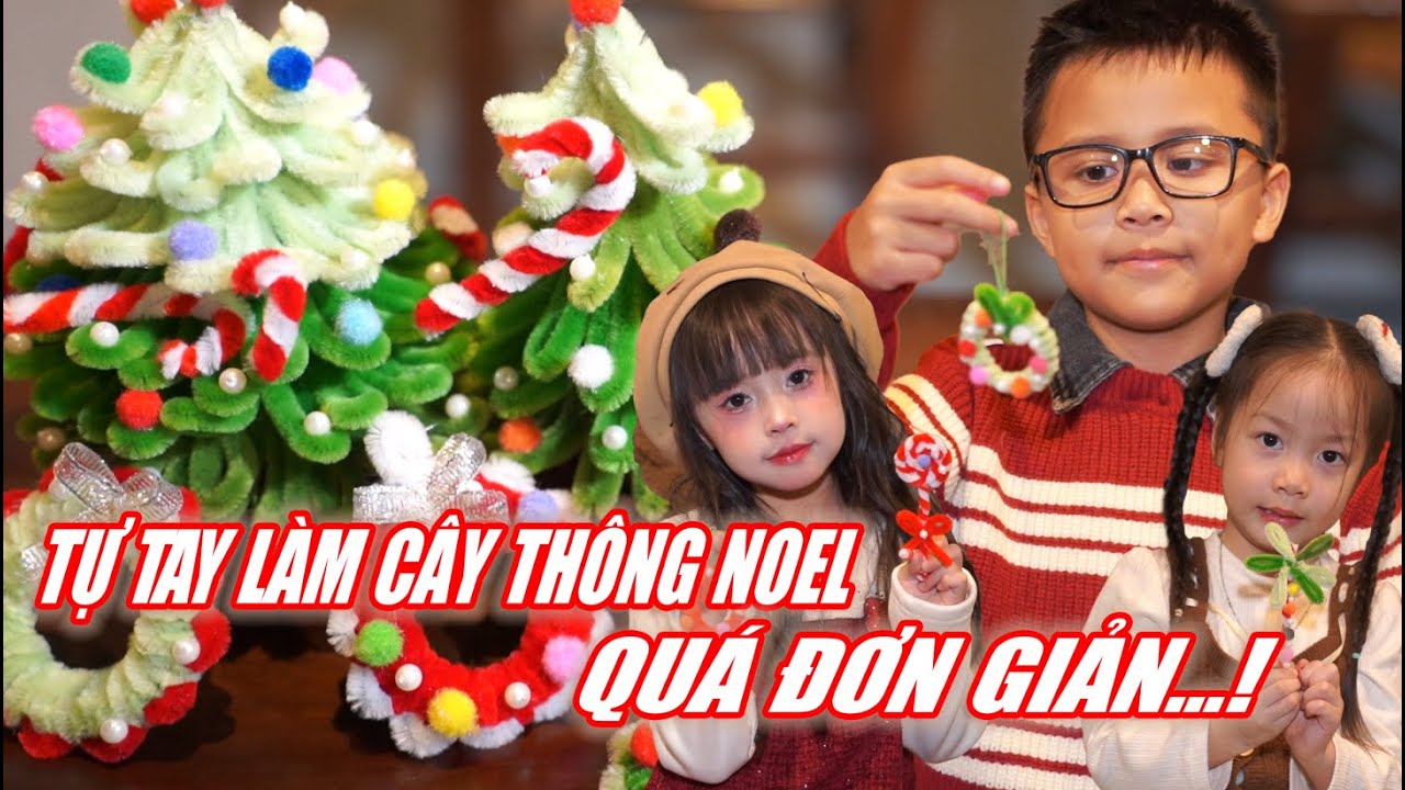 Tự tay làm cây thông noel... trong vòng 5 phút - Ai cũng làm được!!
