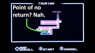 Super Metroid Glitches - Reverse Tourian Escape on Console