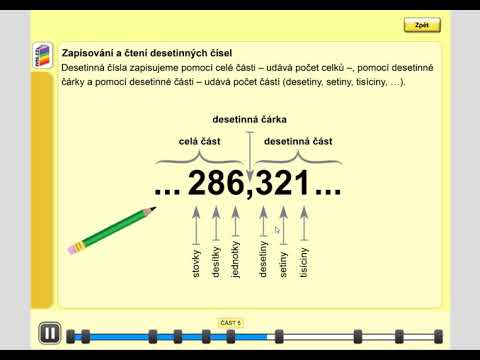Video: Co jsou tři osminy jako desetinné číslo?