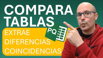 ✅Como COMPARAR o CRUZAR TABLAS, extraer coincidencias y diferencias con #powerquery