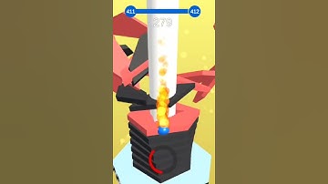 Stack Ball 3D Game | Level 411 | Play Stack Ball Game In Fast Speed | Stack Ball Game YouTube Short