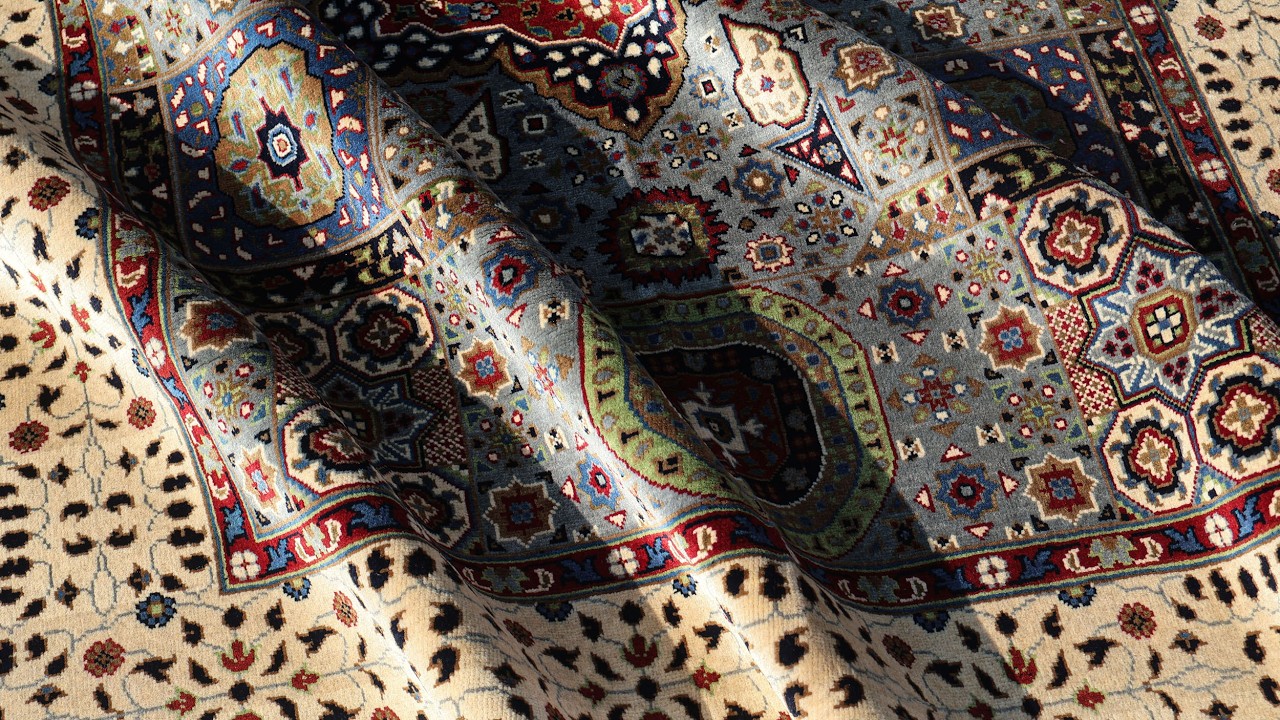 5x7 Grayish Green Mamluk Rug – Hand-Knotted in Afghanistan