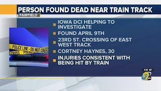 Iowa DCI to assist with Fairfield train-related death investigation