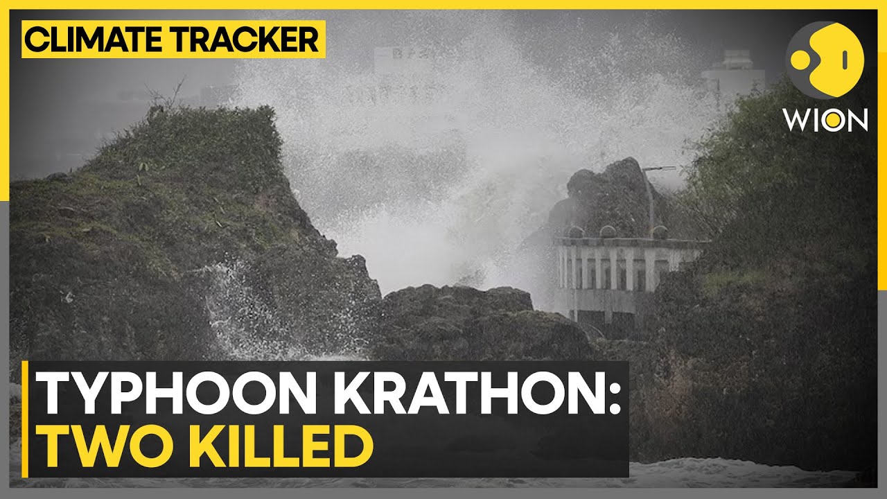 Krathon Makes Landfall In Taiwan's South | WION Climate Tracker - YouTube