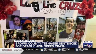 Teen sentenced to nine years in prison for fatal high-speed crash on West Mason Street