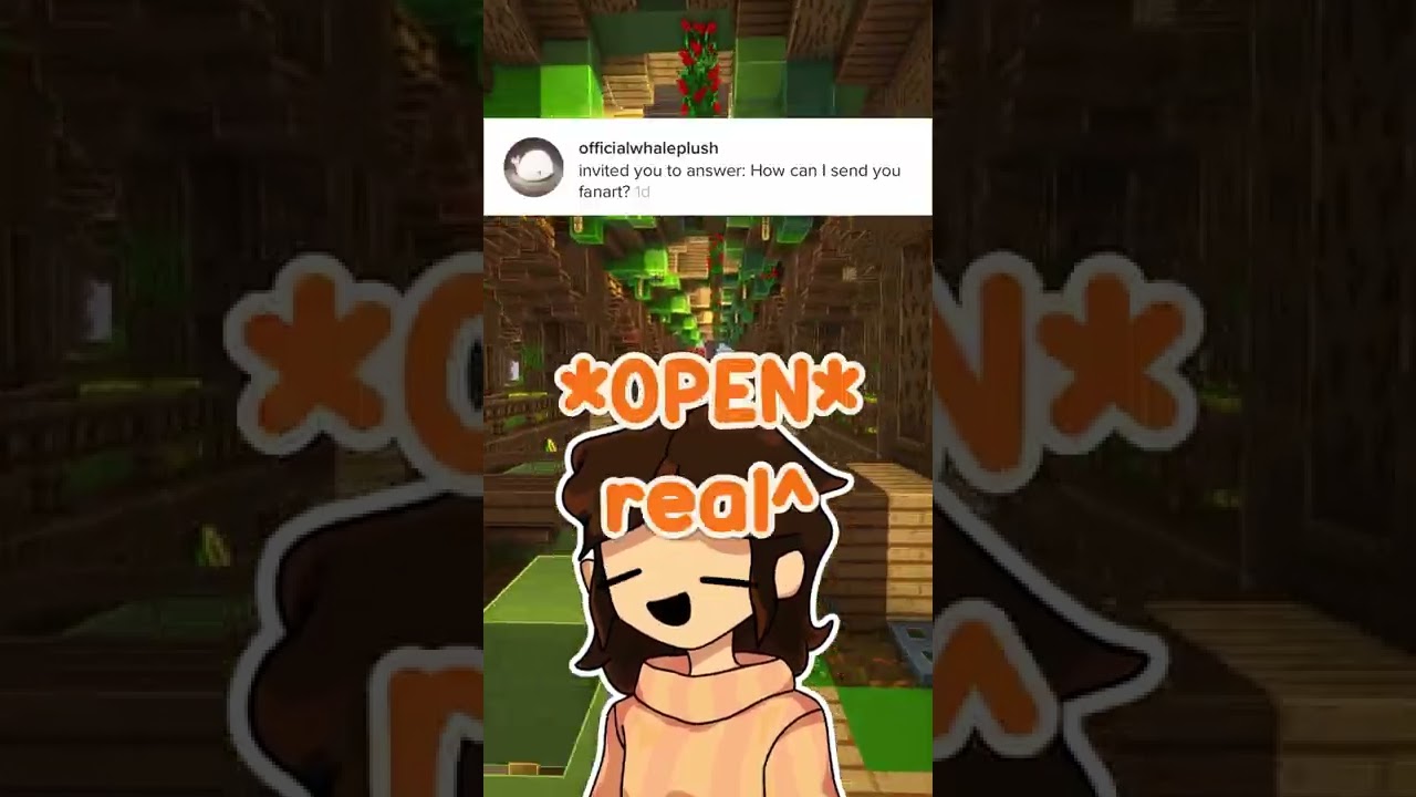 MINECRAFT but ADDRESSING FANART😳😳😊 