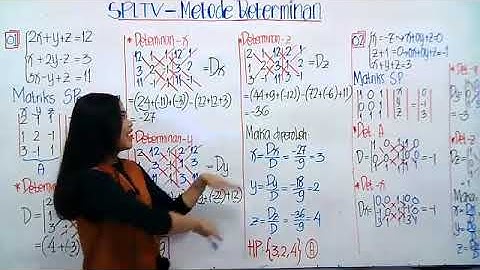 SPLTV METODE DETERMINAN | MATEMATIKA 10 | KELAS 10 SMA