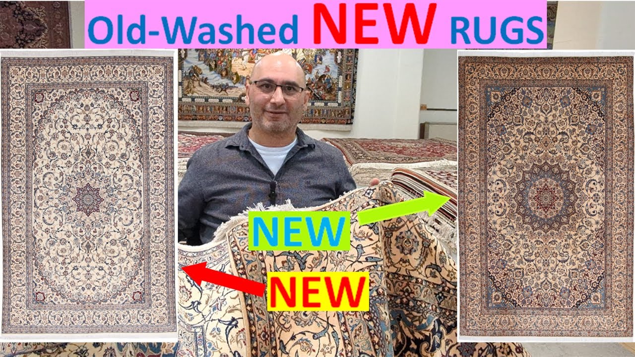 Персидские ковры, вымытые чаем, в том числе ковры из Наина: как определить, старый ли ковер...