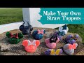 Make Your Own Mickey Straw Toppers - Making it in HER Shop
