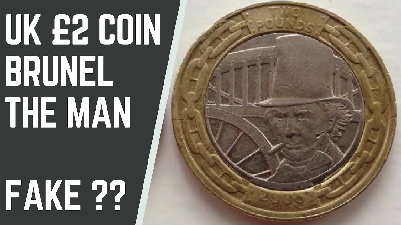 Brunel the man - UK £2 coin