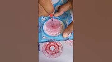 how many rotate my pen #spirograph #art #spiroart #spirography #oddlysatisfying #relaxing #drawing