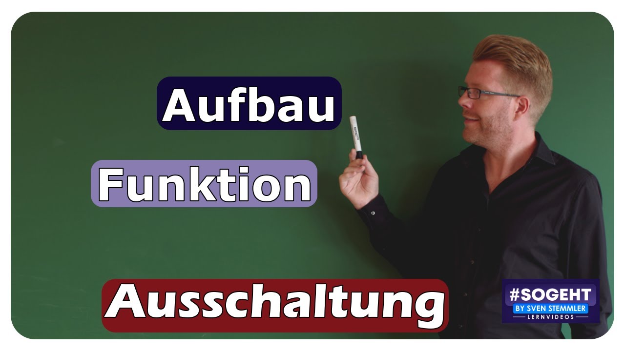 Vorschaubild zum Lernvideo "Aufbau und Funktion einer Ausschaltung - Stromlaufplan aufgelöst - einfach und anschaulich erklärt"