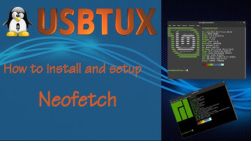 Command line bling with Neofetch