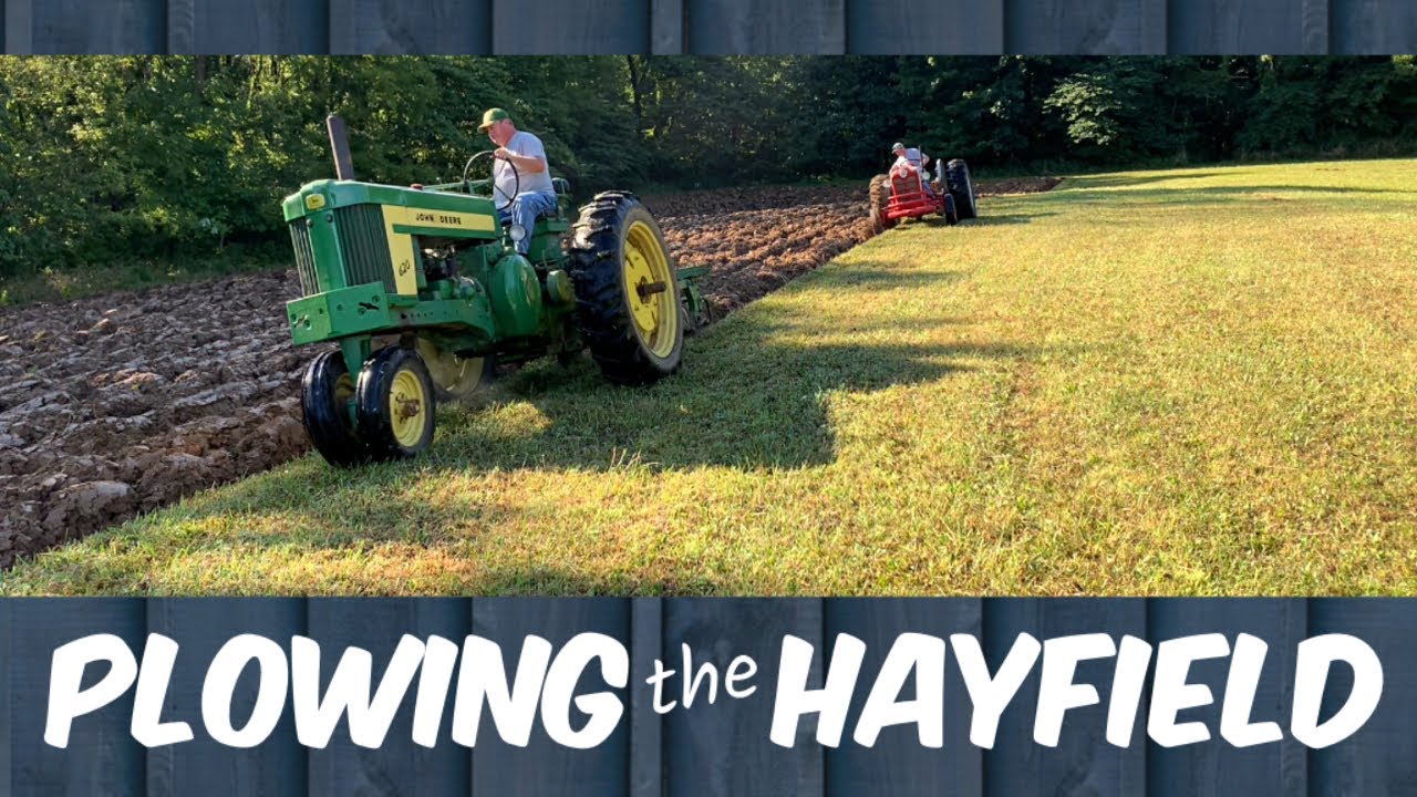 Plow day / ABUNDANT ACRES / Plowing the Hayfield YouTube
