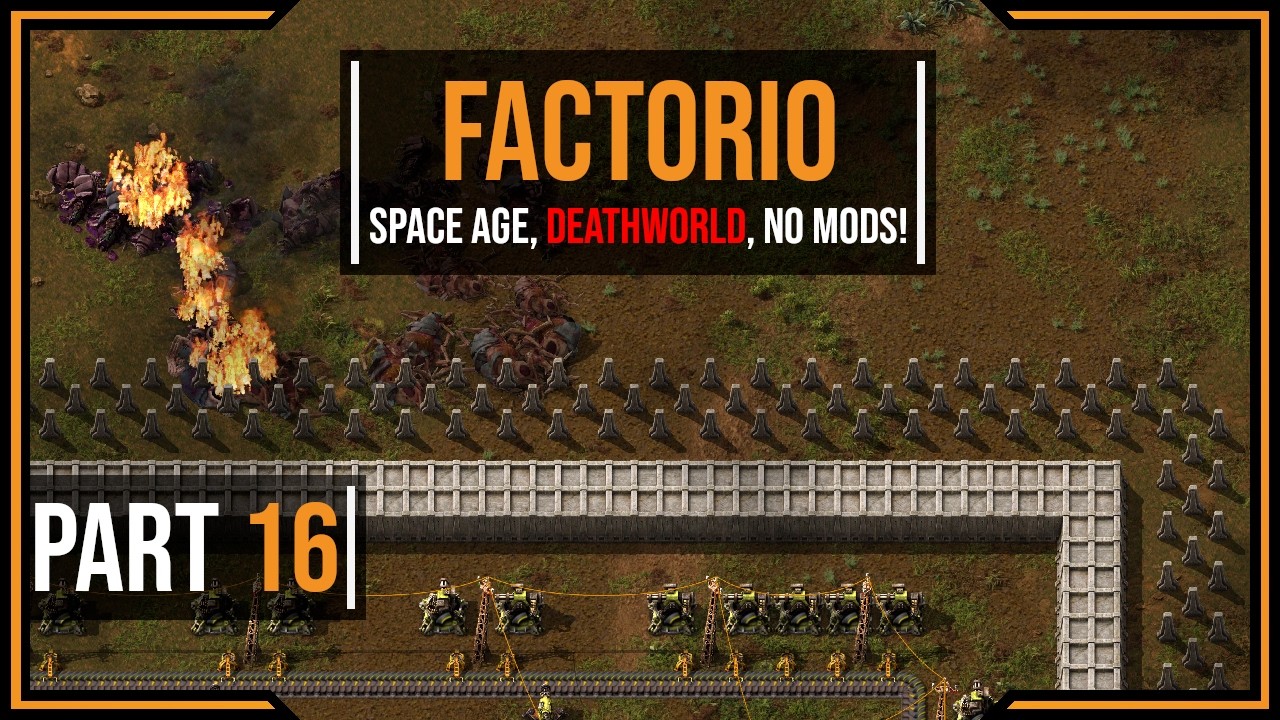 Factorio Space Age - Episode 16 - Starting city blocks & new defense ...