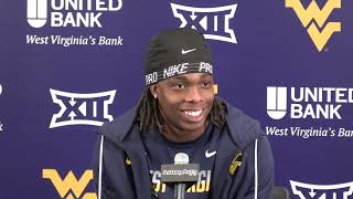 WVU Football DJ Epps UC Postgame 10/17/26 Guide