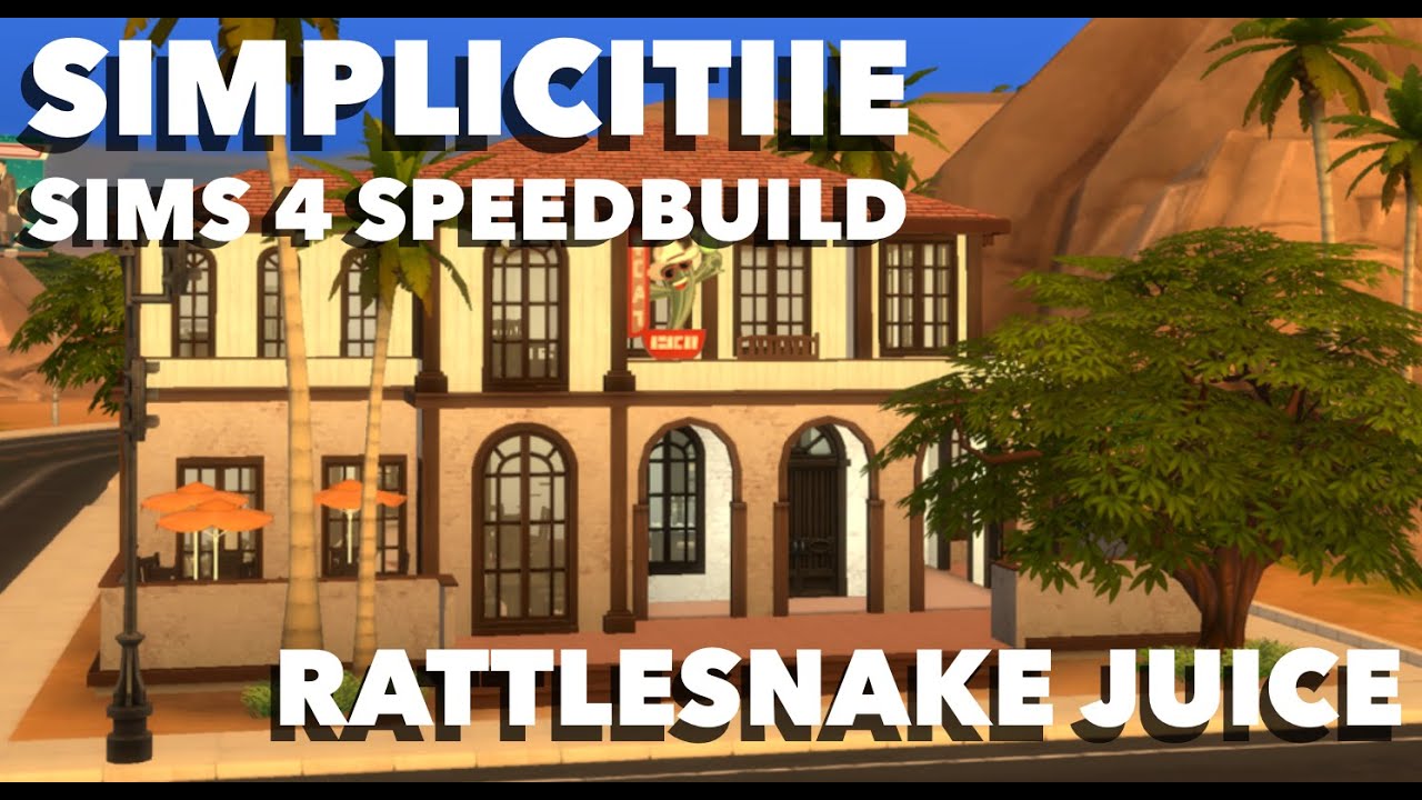 Redone Rattlesnake Juice Sims 4 Speedbuild YouTube