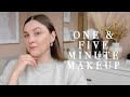 1 & 5 MINUTE EVERYDAY MAKEUP LOOKS | I Covet Thee