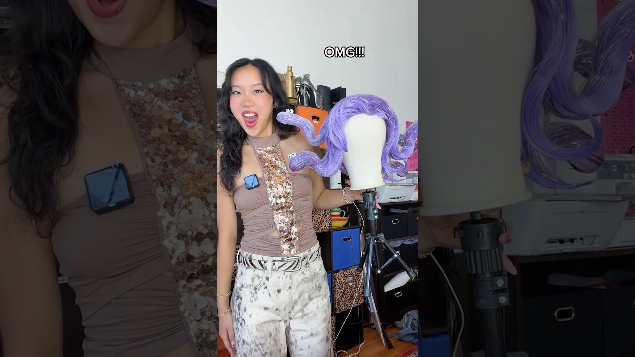 Making a CUSTOM wig for the first time (Celia Monsters Inc)
