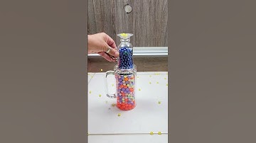The Most Satisfying Beads Tower in Reverse Video  #reverse #shorts #satisfying #entertaining