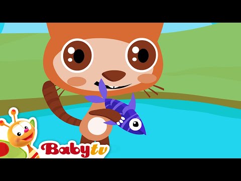 Counting Song - 1,2,3,4,5 Once I Caught a Fish Alive | BabyTV Bahasa Indonesia