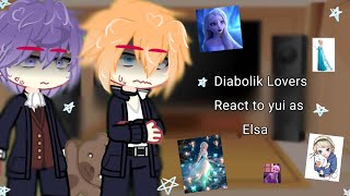 • 🌹🥀 Diabolik Lovers React to yui as Elsa 🥀🌹• |1/1| [🇺🇸 - 🇪🇸]