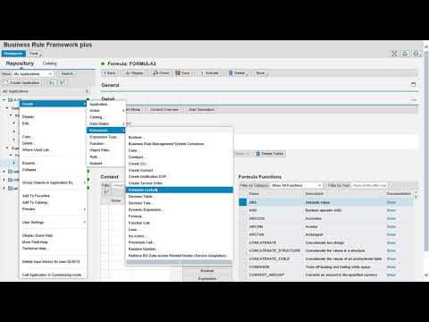 BRFplus creation of Decision tables and simple operations