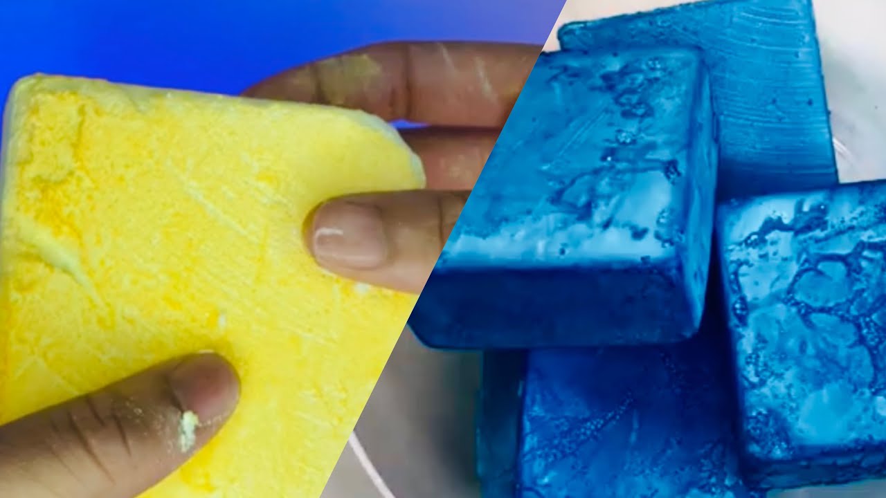 Soft Dyed Chalk Blocks | Gym Chalk Asmr | Oddly Satisfying @DonaDesktop ...