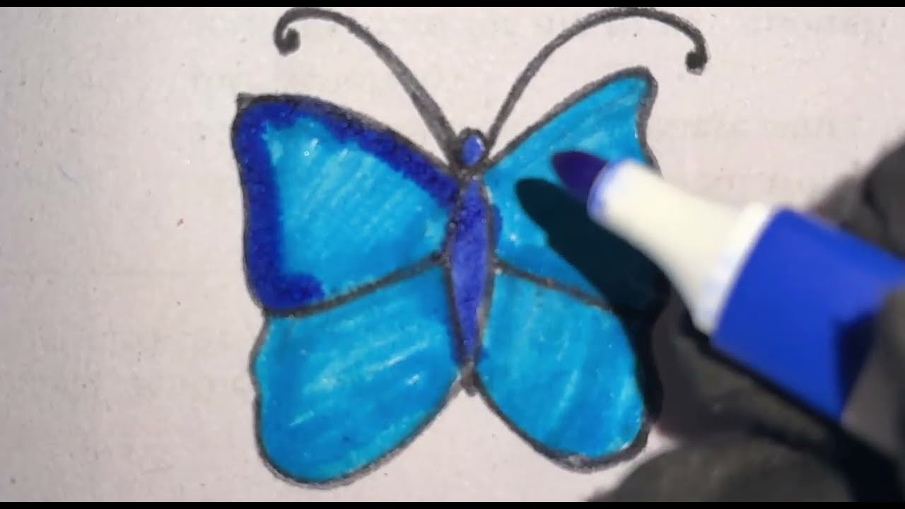 🦋 Beautiful Butterfly Art Tutorial | Easy Drawing Guide