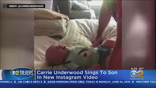 SEE IT: Carrie Underwood Sings To Son