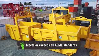 Industrial Series Self Dumping Bins Out Perform on Strength & Capacity
