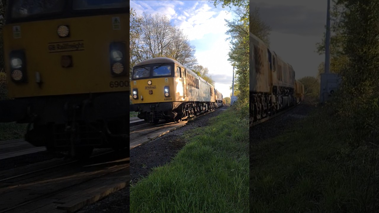 69002 & 66148 6L15 Toton to Whitemoor Yard Tones At Tinwell
