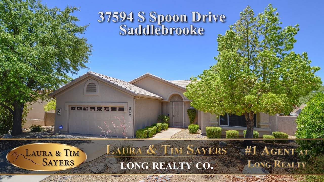 Saddlebrooke Home for Sale Estancia Model, Laura & Tim Sayers Long Realty YouTube