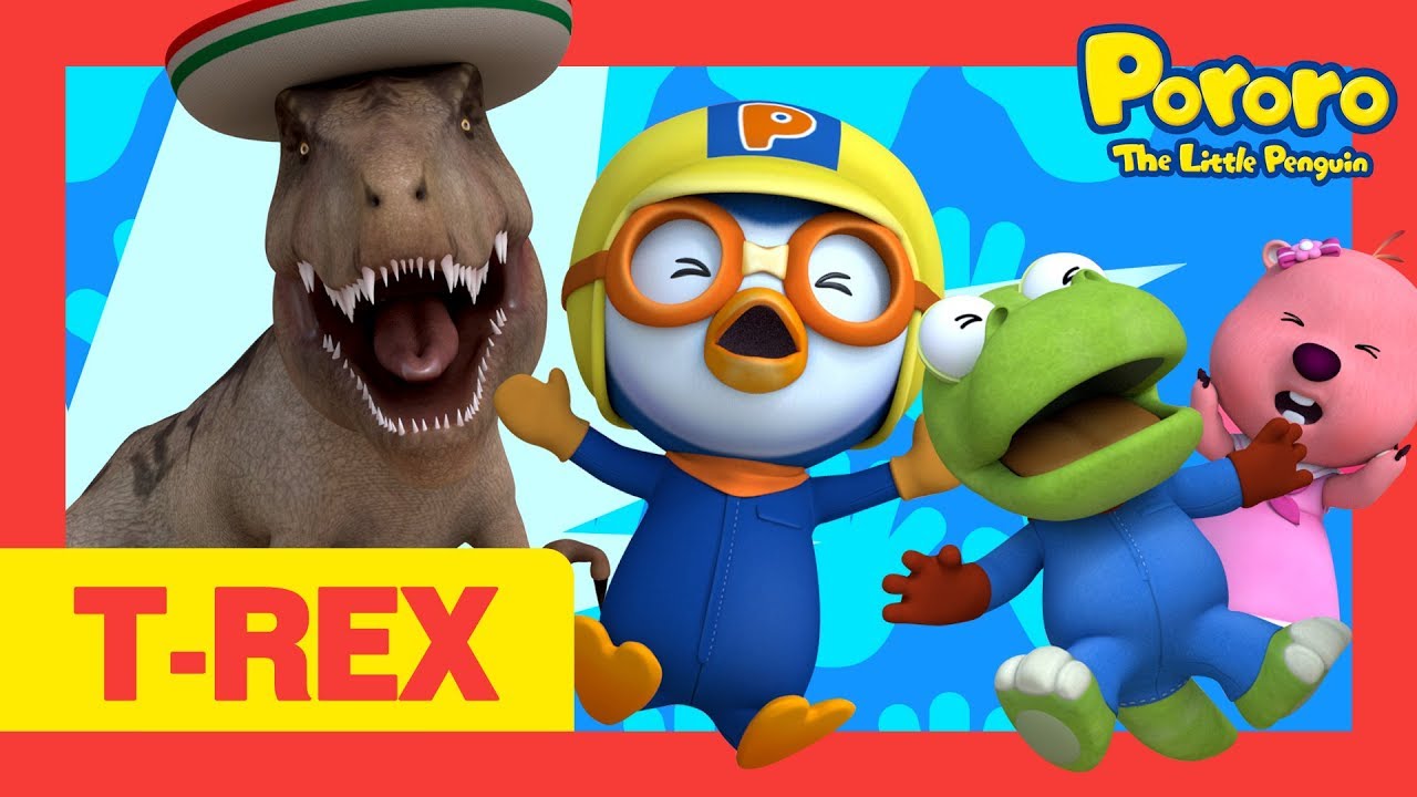 Tyrannosaurus Rex Songs Pororo. Пороро мир динозавров