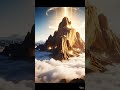 At the top of the sea of ​​clouds