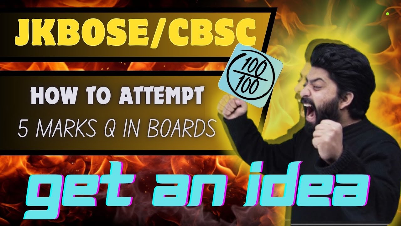 👌💯HOW TO ATTEMPT 5 MARKS QUESTION IN BOARDS - YouTube