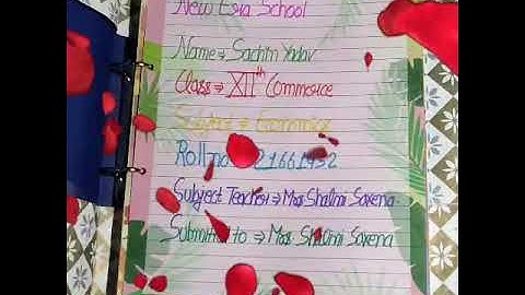 ART INTEGRATION PROJECT PRESENTED BY SACHIN YADAV CLASS 12 COMMERCE