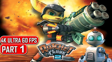 Ratchet and Clank 2 Going Commando - Gameplay Walkthrough Part 1 - 4K No Commentary