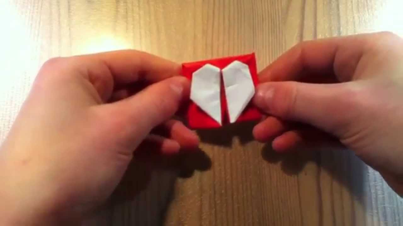 Making An Origami Heartbox For Valentines Day Diy Valentines Day