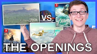 Breath of the Wild's Opening vs. Tears of the Kingdom's Opening - Scott The Woz Segment