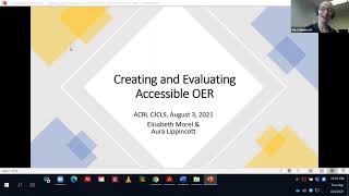 ACRL CJCLS OER Committee: OER : What’s next Accessibility