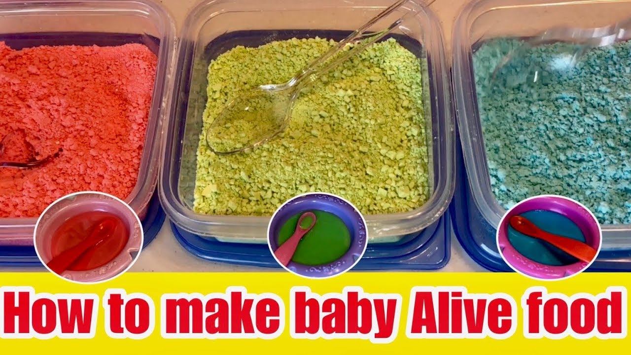 how make to food baby baby in to Alive make food POWDER How packets for all