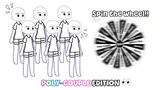 Making Ocs from Spin the Wheel Challenge! || Poly-couple Edition 💚
