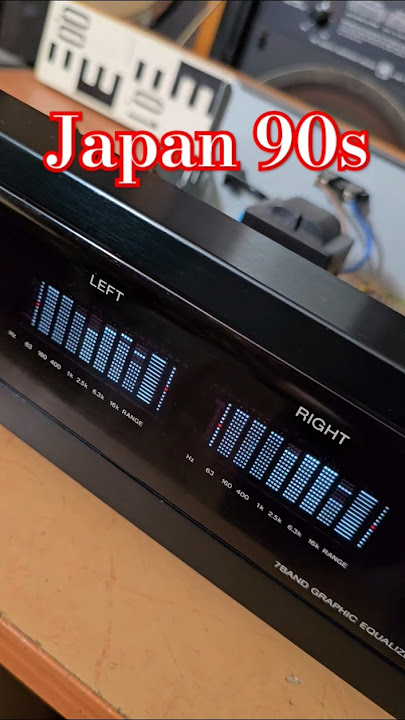 SONY GRAPHIC EQUALIZER made in JAPAN 90s Vintage Audio Sound Test
