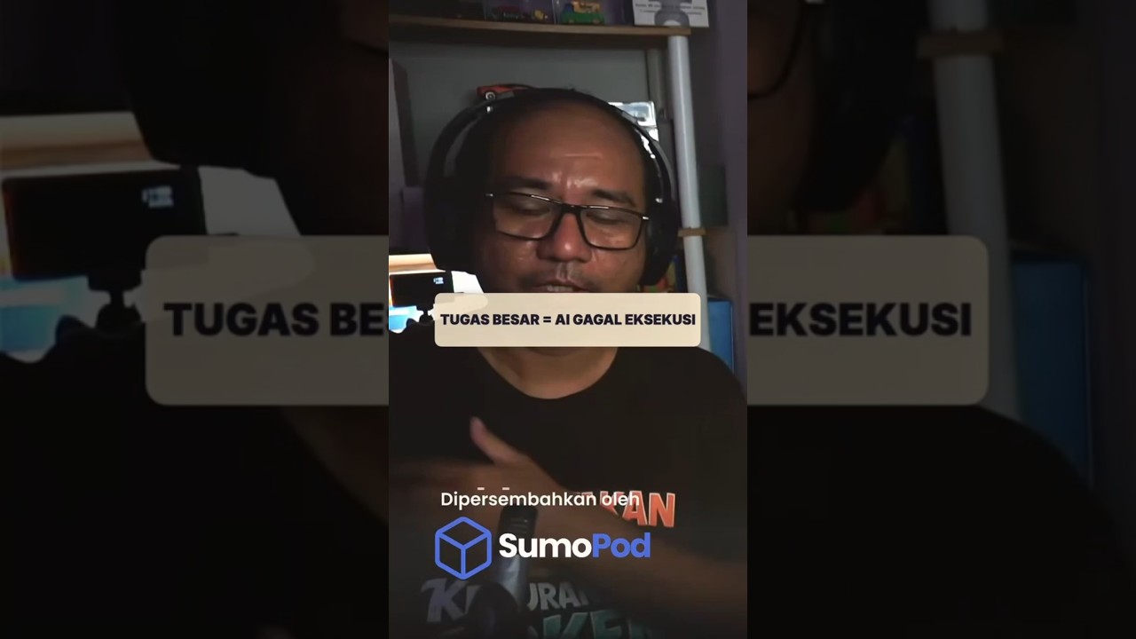 Cuplikan video: Jangankan #AI manusia aja kalau dikasih tugas yang ukurannya besa cenderung sering gagal