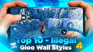 Top 10 - Fastest illegal GlooWall Styles ⚠️🧊 + Glitches that BREAK game Physics!! screenshot 1