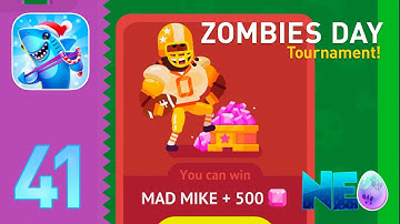 Bowmasters: Gameplay Walkthrough Part 41 - Zombies Tournament! (iOS, Android)