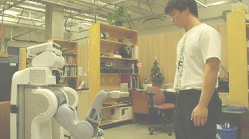 Human-inspired object handover controller demo