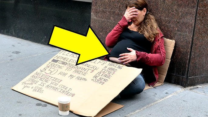 Cop's Wife Touches Pregnant Homeless Woman's Belly, Realizes She's Carrying Their Daughter - YouTube