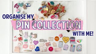 my enamel pins 😍 making my own PIN COLLECTION DISPLAY! budget proof and great decor item! pin board